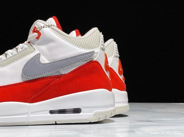 Kicked Out Shoe Store University Tinker 3 White Air Red Jordan Retro CJ0939-100 0801